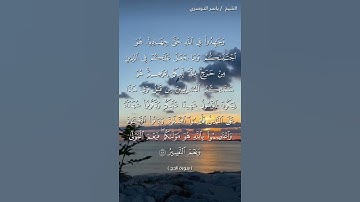 سورة الحج  آية 78 بصوت الشيخ ياسر الدوسري♥♥