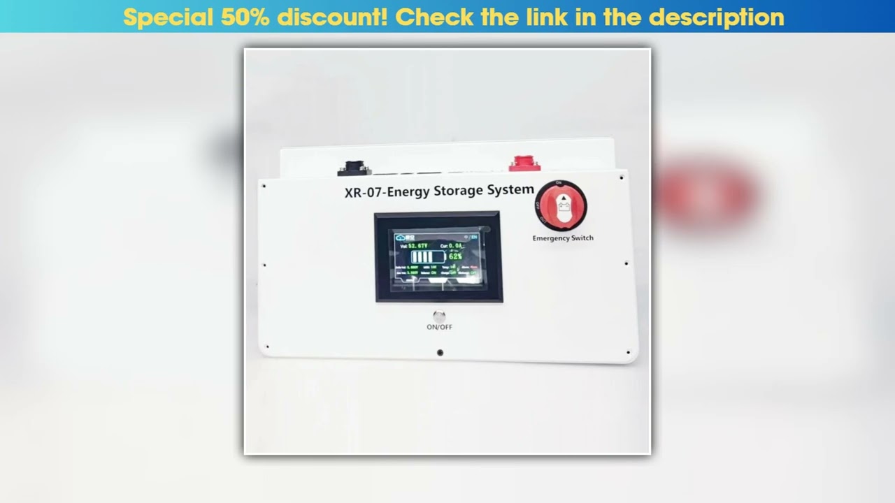 XR0748V280AH PowerBox LiFePO4 Battery Case Solar Home Energy Storage 16S 512v DIY Kit For JK BMS