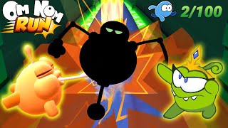 Om nom run | om nom run game | OMNOM Reachtop and LICK run mission 60 - 61 screenshot 5