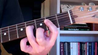 how to play the a9 chord on guitar (a ninth)