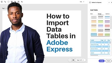 Effortless Import your CSV, JSON, XML, and Excel files into Adobe Express!