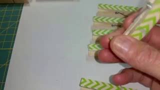 Washi tape decorative clothespins