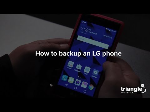 How to backup an LG phone