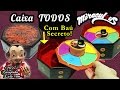 🐞 DIY MIRACULOUS: Como Fazer CAIXA do Mestre Fu com TODOS Miraculous (BAÚ SECRETO) | Corujices da L