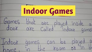 10 Lines on Indoor Games / Essay on Indoor Games in english / Few Lines on Indoor Games screenshot 2