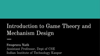 Module 01: Introduction to Game Theory screenshot 1