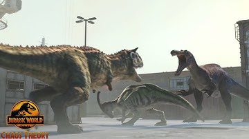 Suchomimus Attack! Jurassic World Chaos Theory Season 1 Clip