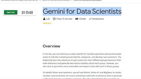 Gemini for Data Scientists