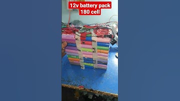 giant 12v battery pack 180 cell || #18650battery #lithiumbattery #howto #giantbattery