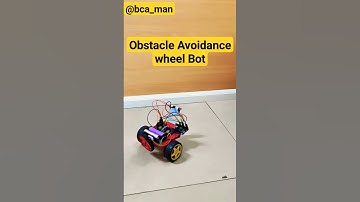 Obstacle Avoidance wheel bot .. 🤖 Using UltraSonic sensor