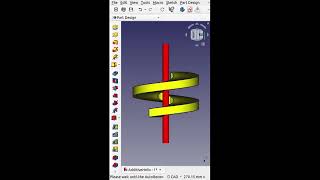 FreeCAD Additive Helix  - Walkthrough - NOT a tutorial. #short #shorts