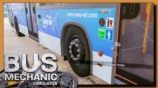 Bus Mechanic Simulator ► Tutorial fixed | GAMEPLAY Bus Reparatur Werkstatt Simulation screenshot 1