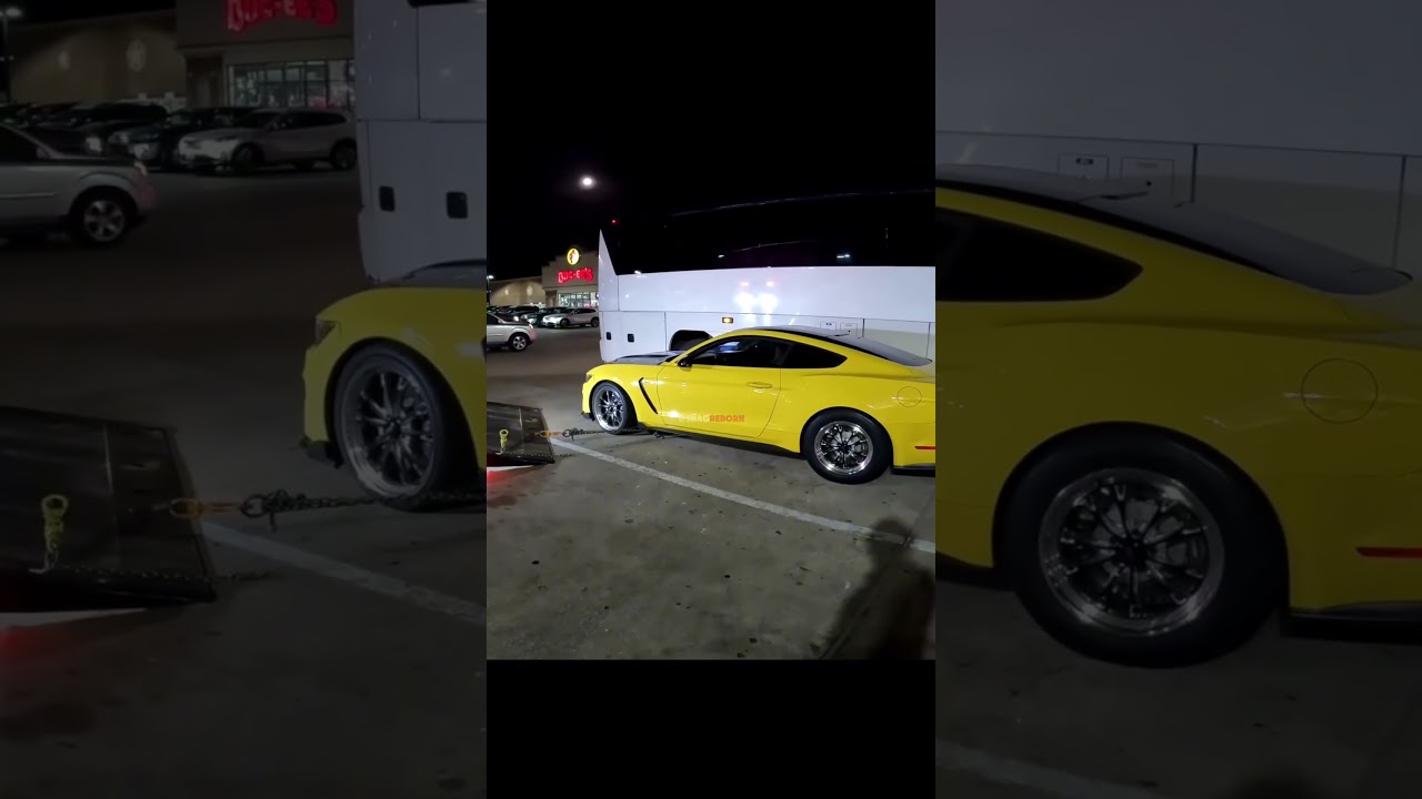 Bus Crashes Into Parked Shelby GT350 🚍 @EarsPOV