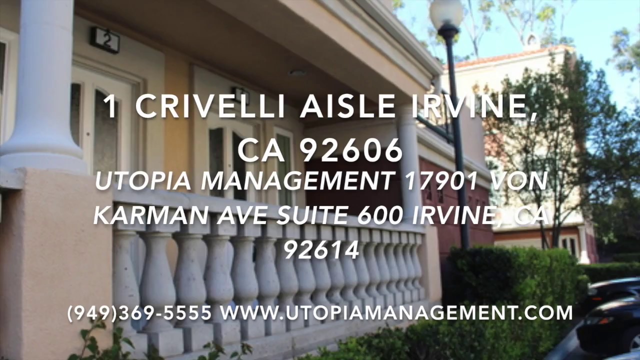 Irvine Property Management Company 1 Crivelli Aisle Irvine, CA 92606