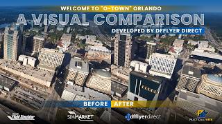 MSFS 2024: DFFlyer Orlando vs Default Orlando | Before &amp; After [Comparison Video]