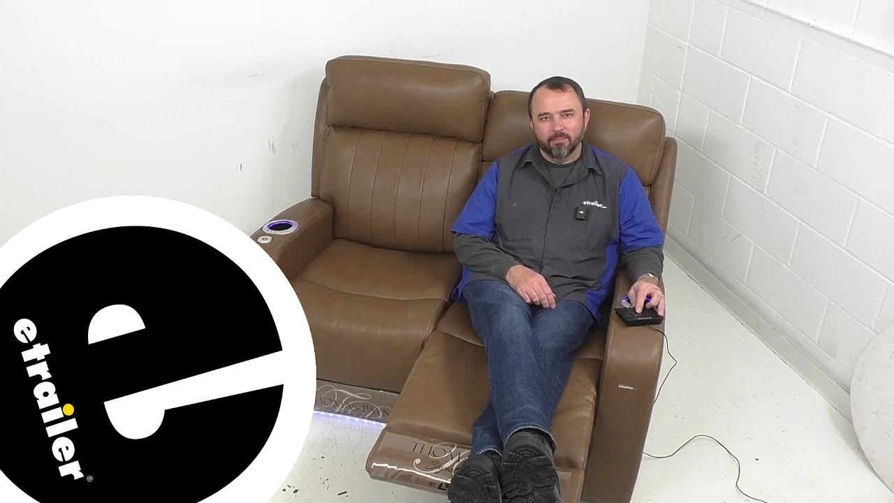 etrailer | Review of Thomas Payne RV Couches and Chairs - Seismic Right Arm RV Recliner - TP82AR