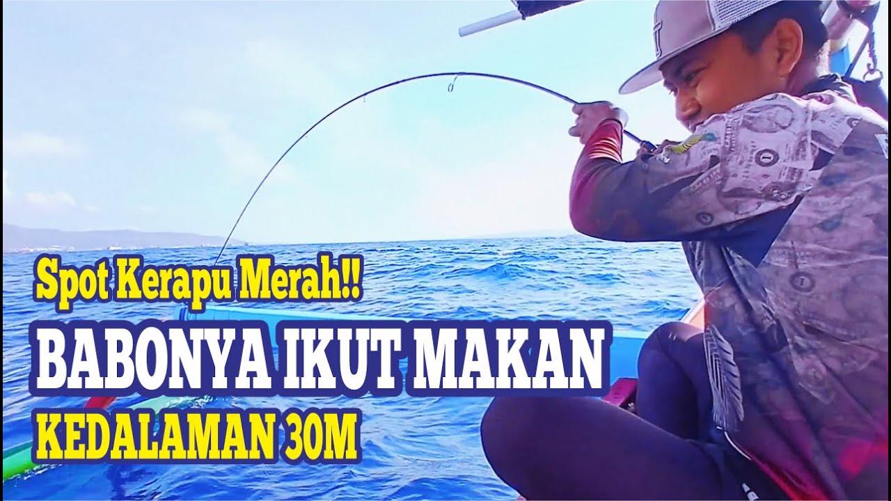 BABONNYA NGAMUK !! Mancing Ultralight Jigging di Sarang Kerapu Merah