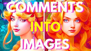 I TURNED My Youtube Comments Into Ai Art Using Stable Diffusion | #FNAAC 1