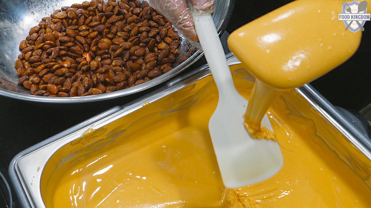 Мастер по производству миндального сыра ручной работы - шоколадная фабрика в Корее