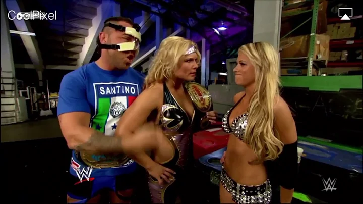 Kelly Kelly and Beth  Phoenix  and Santino Marella...