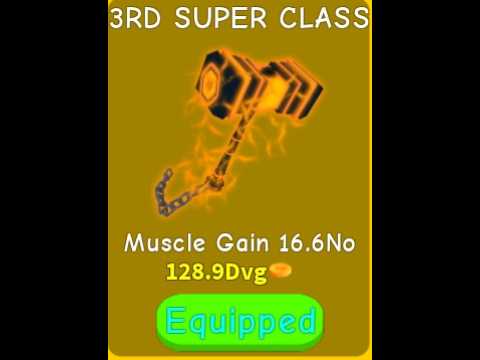 Getting 3RD SUPER CLASS On No Limit Lifting Simulator