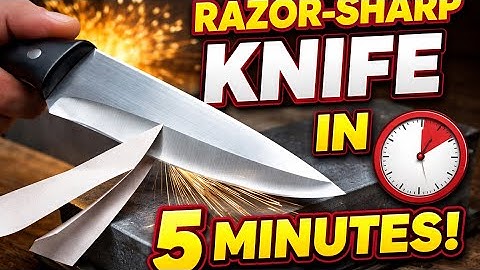 Razor-Sharp Knife in Just 5 Minutes | Easy Sharpening Method