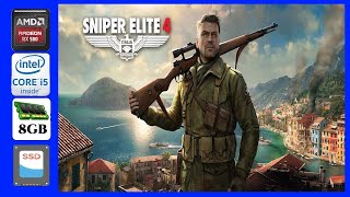 Sniper Elite 4 Fps Test On Core i5 3470 Radeon Rx 580 8Gb Ram SSD 1440x900