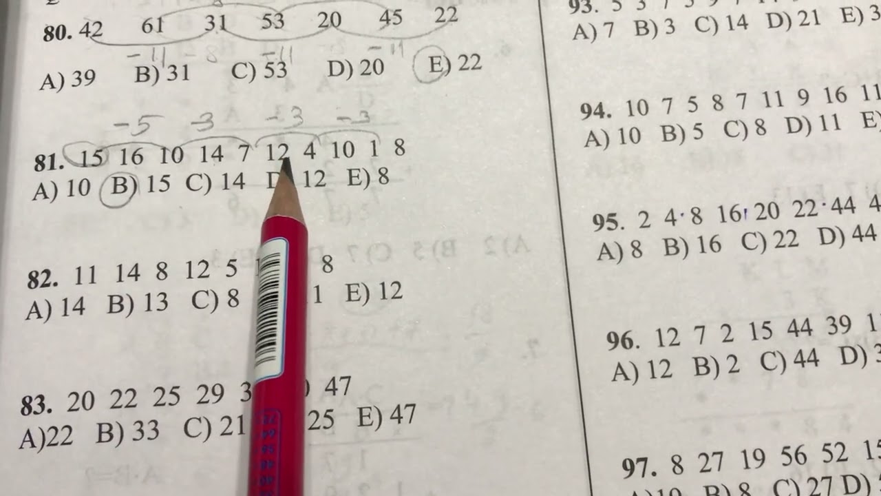 MƏNTİQ ~Qanunauyğunluğu pozan ədədin tapılması