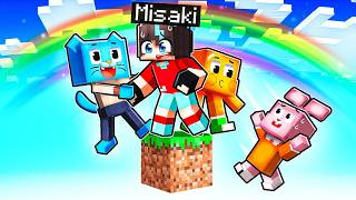 TRAPPED with GUMBALL on ONE BLOCK in Minecraft!💥😱