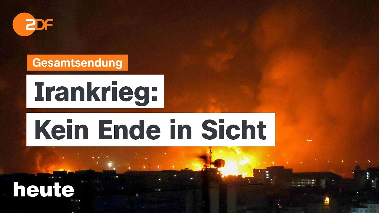 heute 19:00 Uhr vom 07.03.2026 Trump droht Iran, Landtagswahlen in Baden-Württemberg