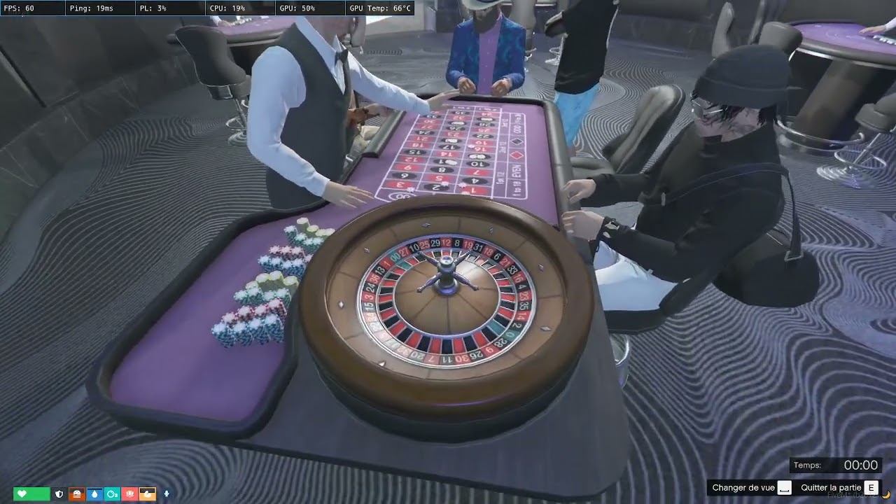 ( Beaucoup Trop Chance ) Baylife Casino GTA RP De Base Je Voulez Juste Troll Et Misé Tous Mais Jeton