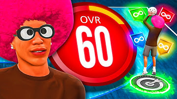 I got MAXED BADGES on a 60 OVR build and went to the COMP STAGE on NBA 2K22