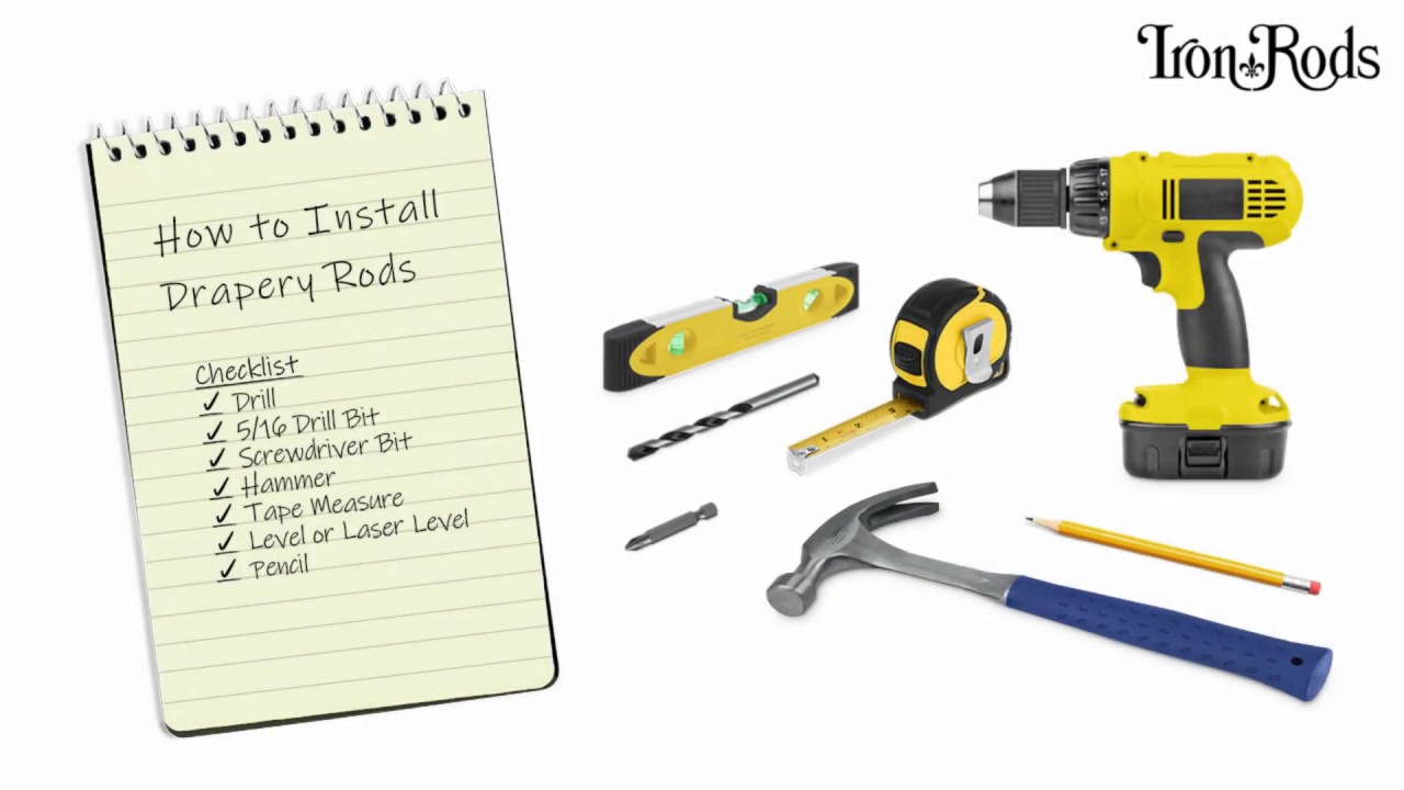 How to Install Our Drapery Rods - IronRods