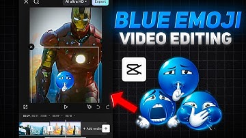 🔥 Trending Blue Emoji Troll Face Editing in CapCut | Viral Tutorial