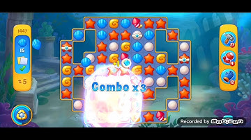 Fishdom Hard level 1447. NOboosters