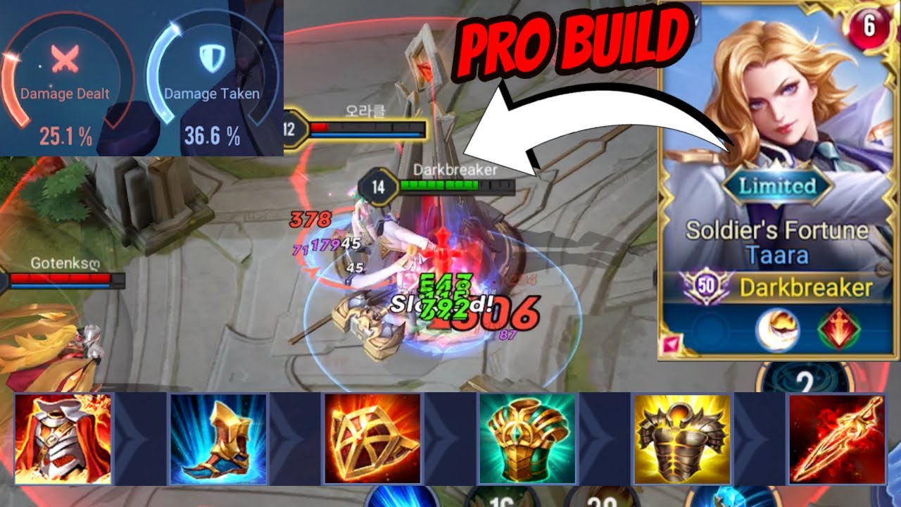 rov taara skin  Update 2022  TAARA NEW SKIN + NEW PRO BUILD  | AoV | 傳說對決 | RoV | Liên Quân Mobile