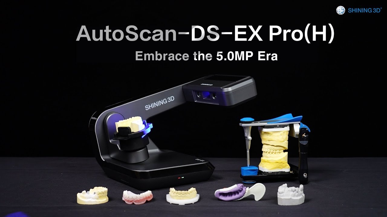 Digitalne dental rešitve l AutoScan DS EX Pro H 3D skener l Shining3D