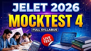 JELET 2026 Mock Test 4 | Full Syllabus Practice | Lateral Entry Engineering Entrance Exam