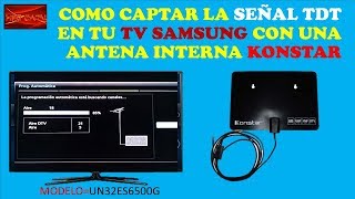 Como sintonizar canales TDT Samsung Smart tv 4K 