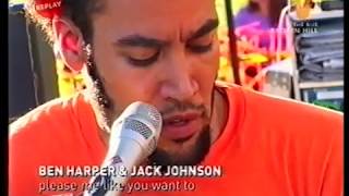 Please Me Like You Want To - Ben Harper &amp; Jack Johnson, Live in Broken Hill, Australia 24-Mar-2003