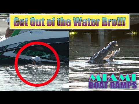 Video He Fell In Oh No Look Out!!! | Miami Boat Ramps |... - youtube