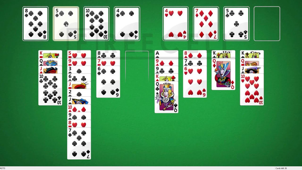 the original freecell game