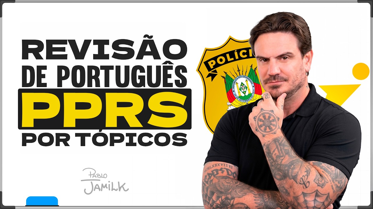 REVISÃO DE PORTUGUÊS PPRS | Revisão por Tópicos com Pablo Jamilk 🔥