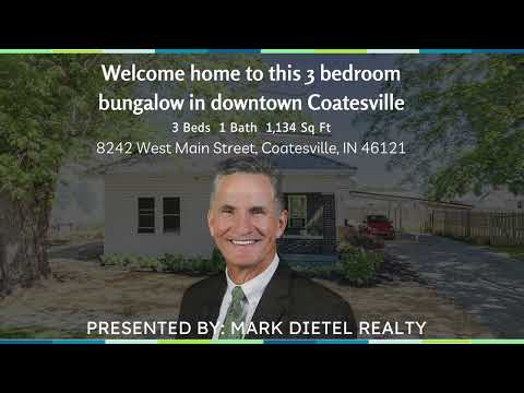 8242 West Main Street, Coatesville, IN home video tour