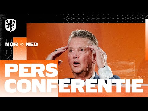 Persconferentie vooruitblik Noorwegen - Nederland