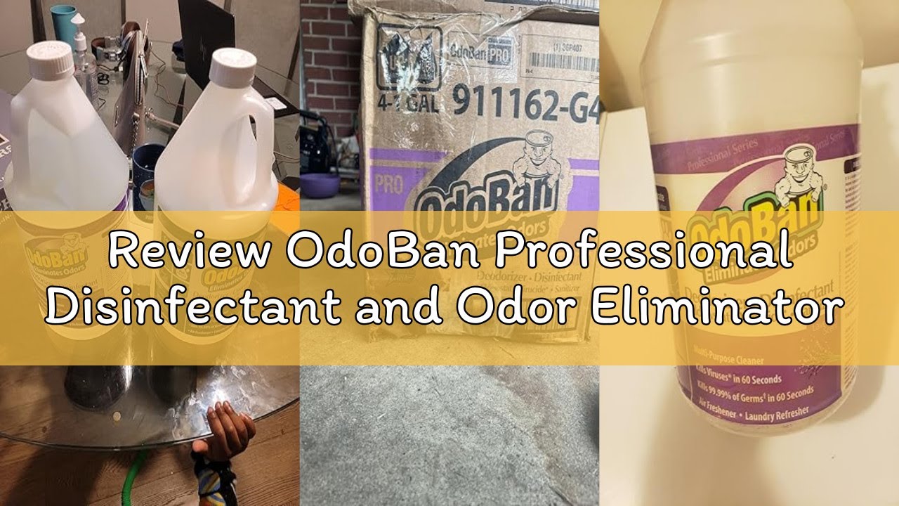 Review OdoBan Professional Disinfectant and Odor Eliminator Concentrate, Made in the USA, Lavender S