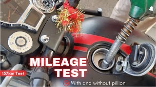 2022 Royal Enfield Classic 350 Mileage Test | with and without pillion | Kitna Deti Hai??