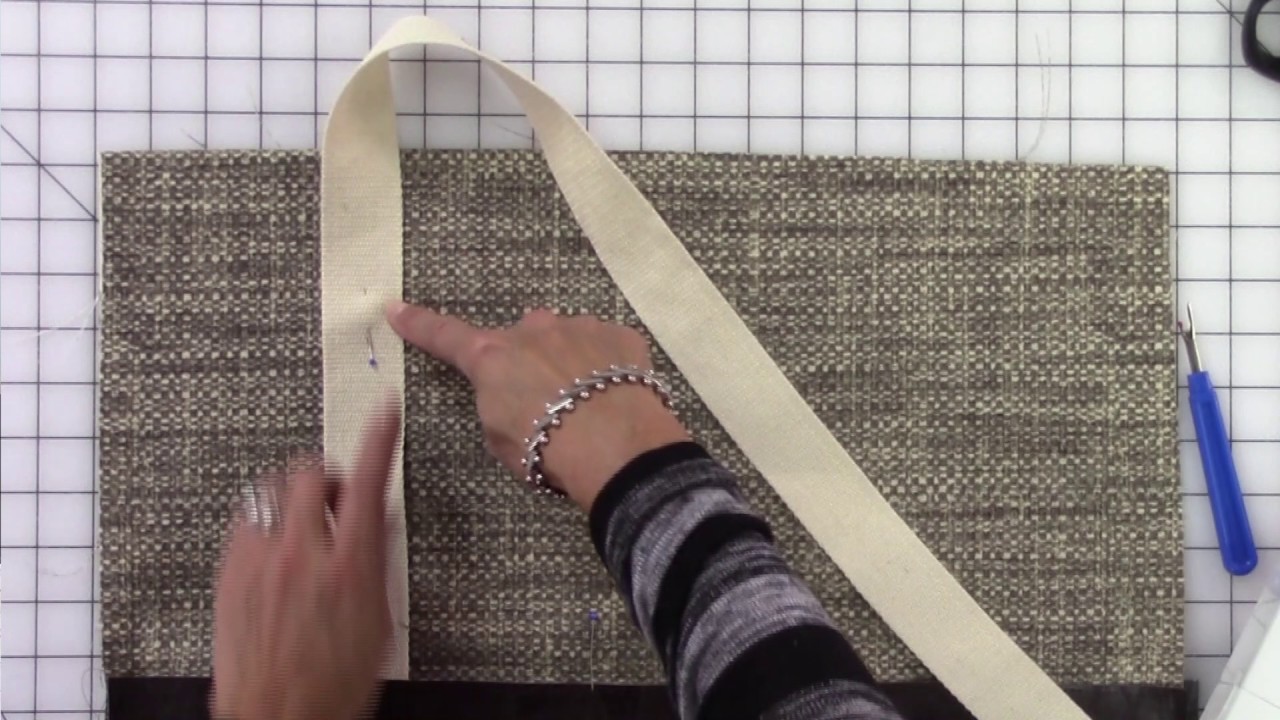 Video Sew-A-Long: Canvas Tote Bag: Part 3: Straps/Base - YouTube