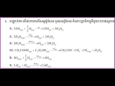 មេរៀនគីមី កត្តាជៈឥទ្ធិពលលើល្បឿនប្រតិកម្ម(MPCB12)