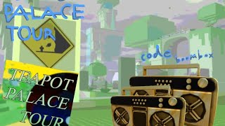 Boombox Code Teapot Palace Tour